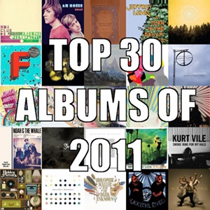 Top 30 albums of 2011